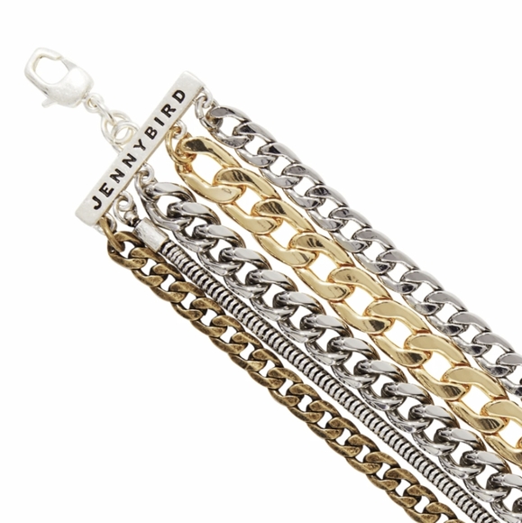 🆕 SALE Jenny Bird Mixed Metals Austin Cuff - Picture 2 of 4